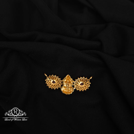 92.5 SILVER LAKSHMI DEVI MALA LOCKET-RCZP071