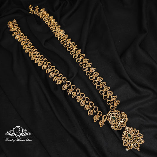 92.5-SILVER DIAMOND FINISHING HARAM-RCZ1084