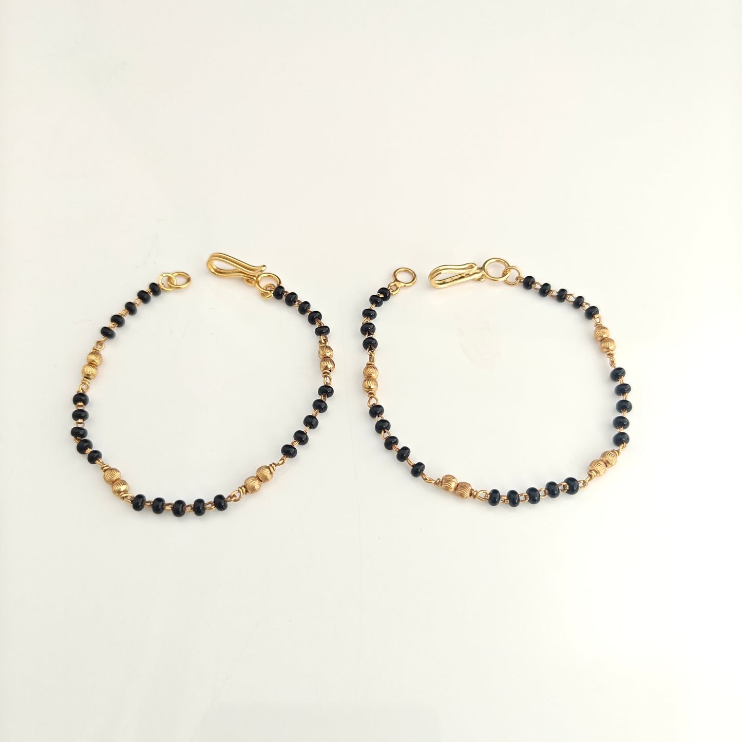 92.5 Silver with gold polish Kids Bracelet -RCH1320