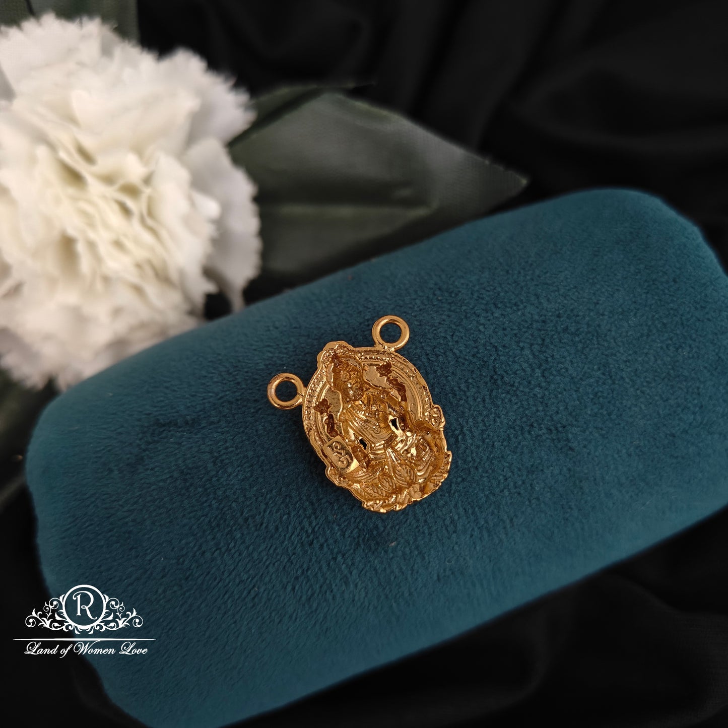 92.5-SILVER LAKSHMI DEVI MALA LOCKET -RCM1516