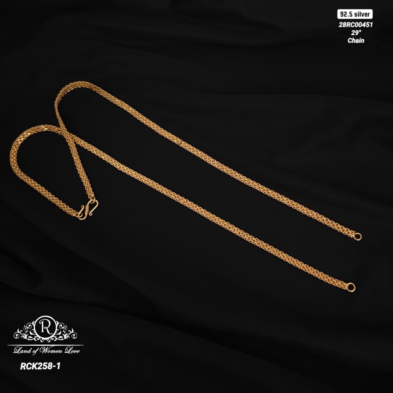 92.5 silver thali chain-RCK258-1