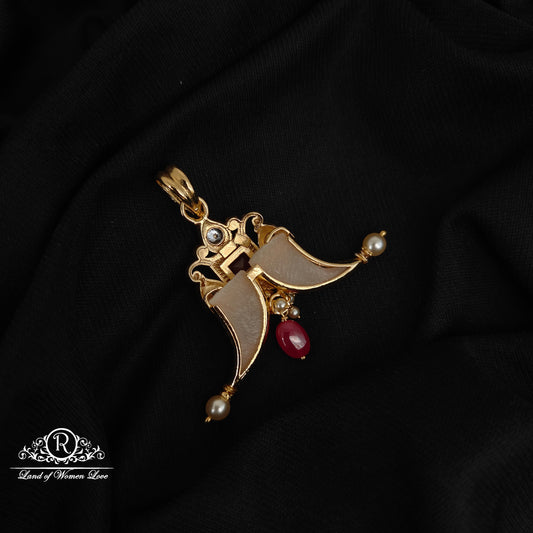 92.5 silver premium narasimha swamy puligoru pendant-RCHD008