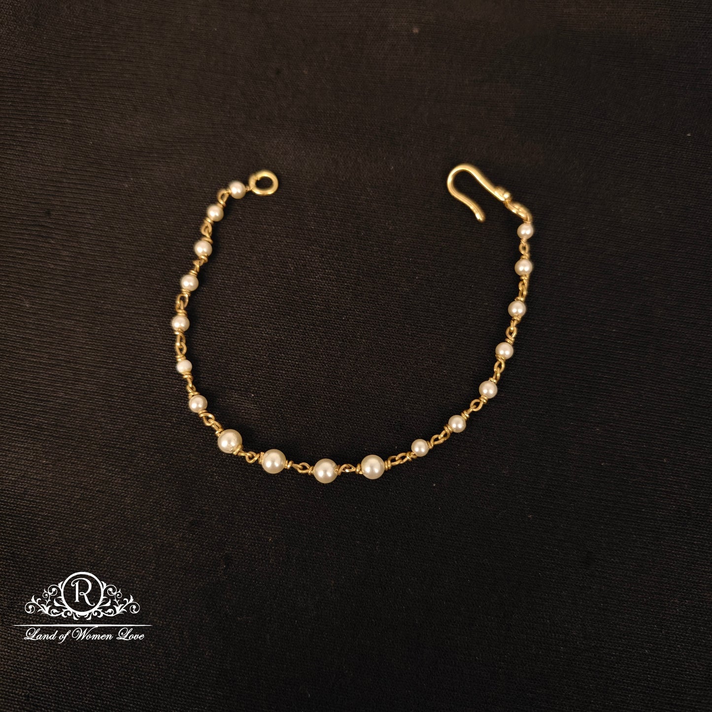 92.5 silver simple and Cute pearls bracelet-RCH1034