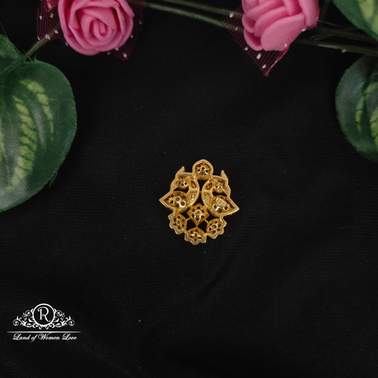 92.5-SILVER MOISSANITE SIDE LOCKET-RCMJ183