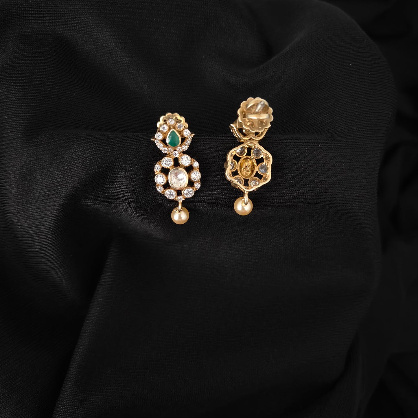 92.5-SILVER MOISSANITE EARRINGS-RCMJ197