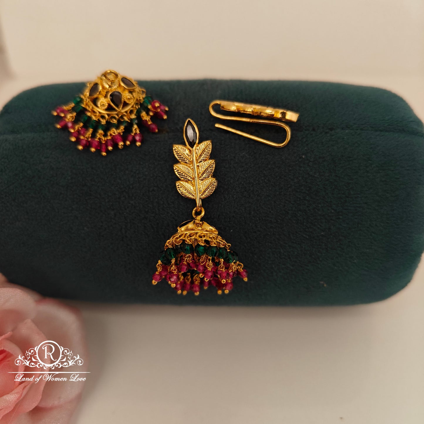 92.5 Silver changeable jumkas-RCBH019