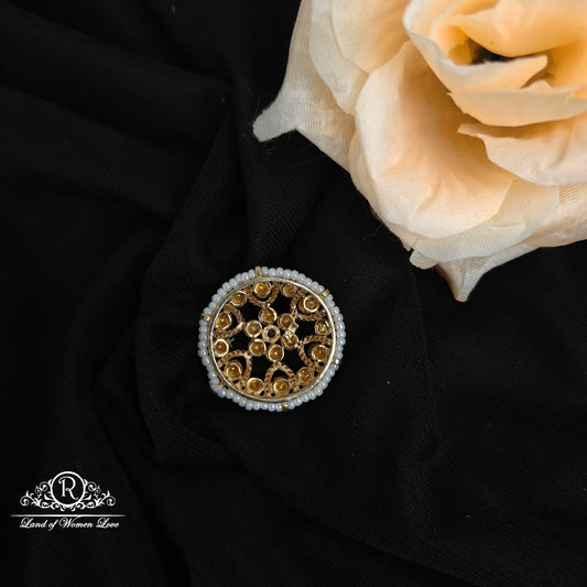 92.5 Silver Mossinate Side Locket -RCMJ282