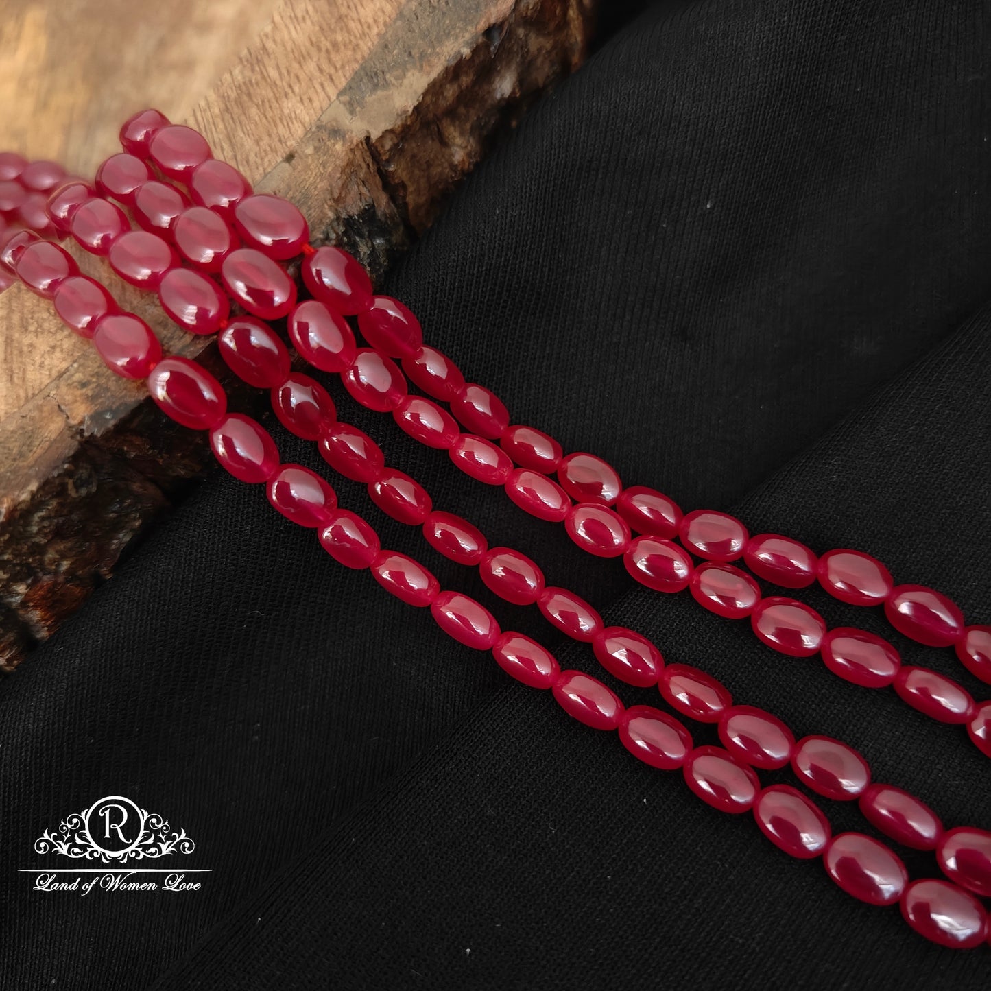 Red chethan Beads-RCJM304