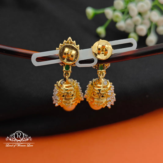92.5 SILVER Diamond Finishing Earrings-RCCP109-1