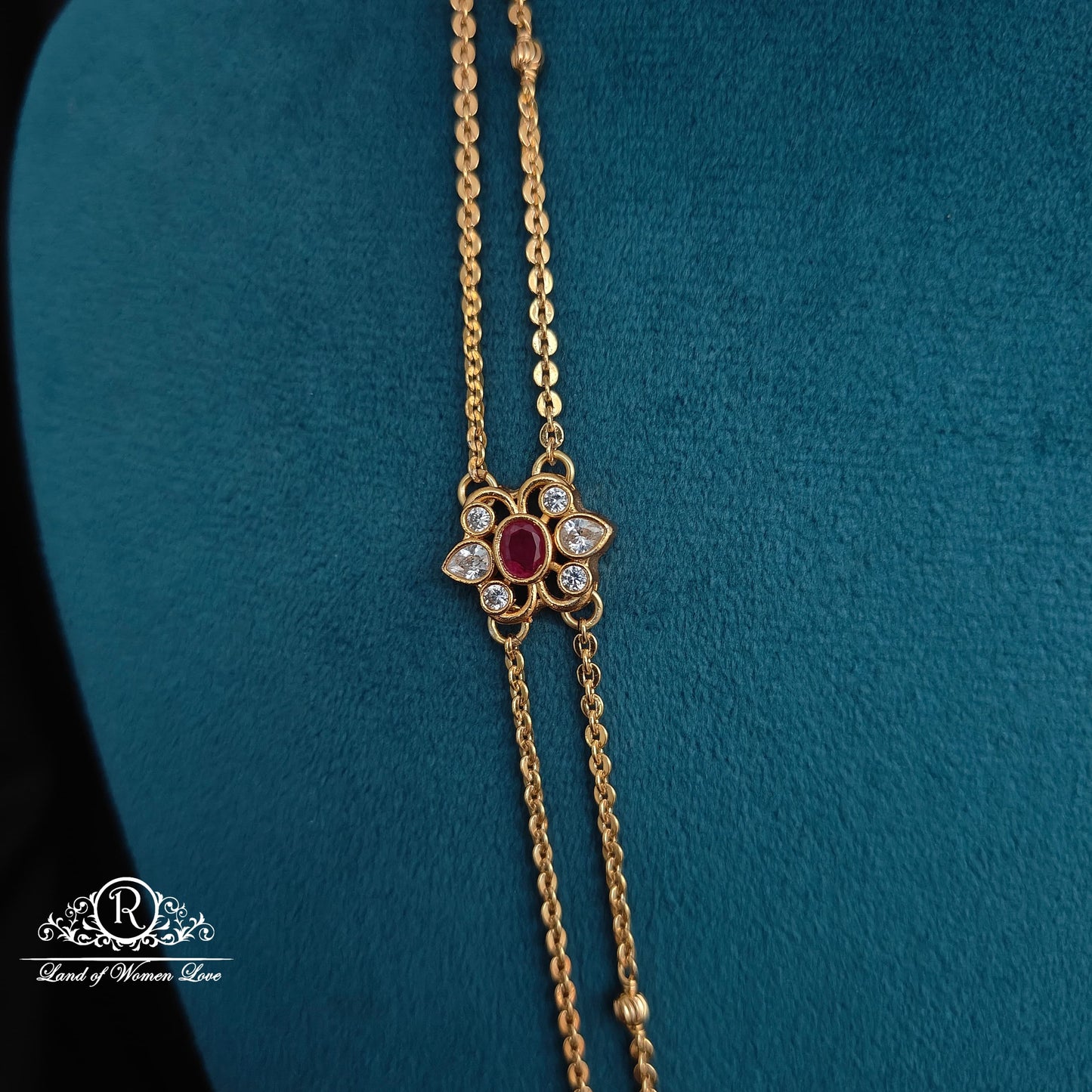 92.5 SILVER 2 LINES CHANDRAHARAM -RCH1127