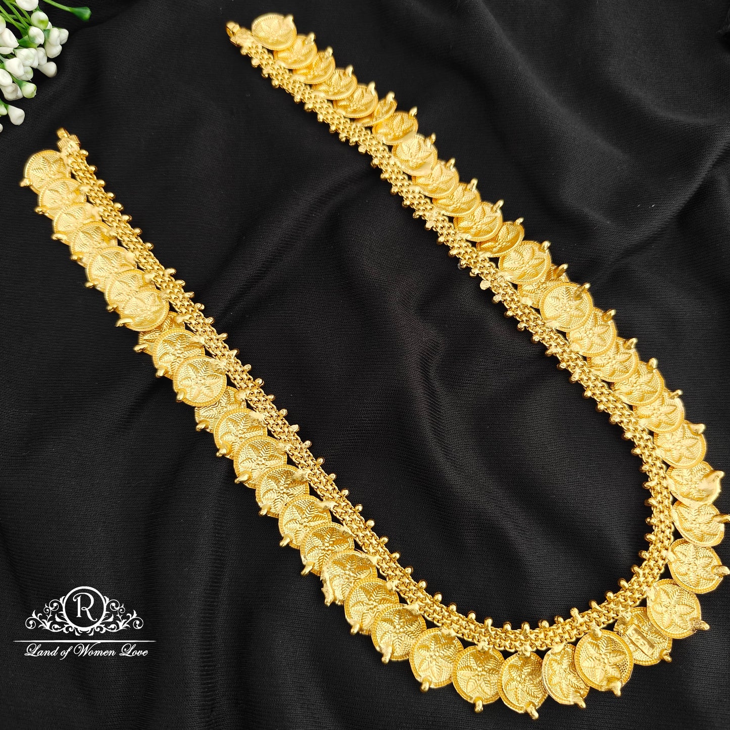 92.5 Silver Flower Desgin kasu Model Haram -RCR093