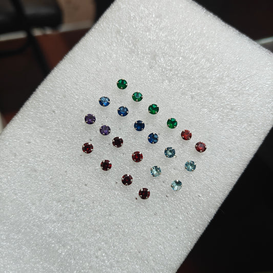 92.5 silver simple and Cute earrings - RCHS49