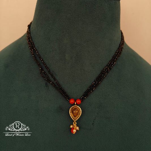 92.5 SILVER BLACK BEADS-RCH1245