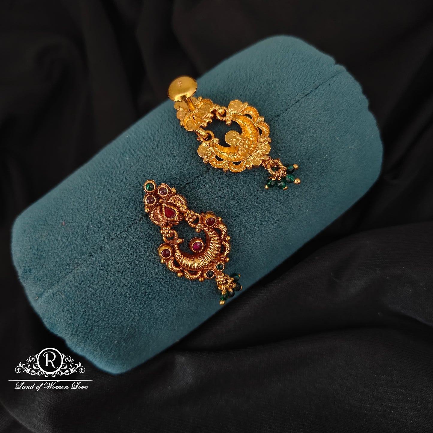 92.5 SILVER CHANDBALI EARRINGS-RCJR1037