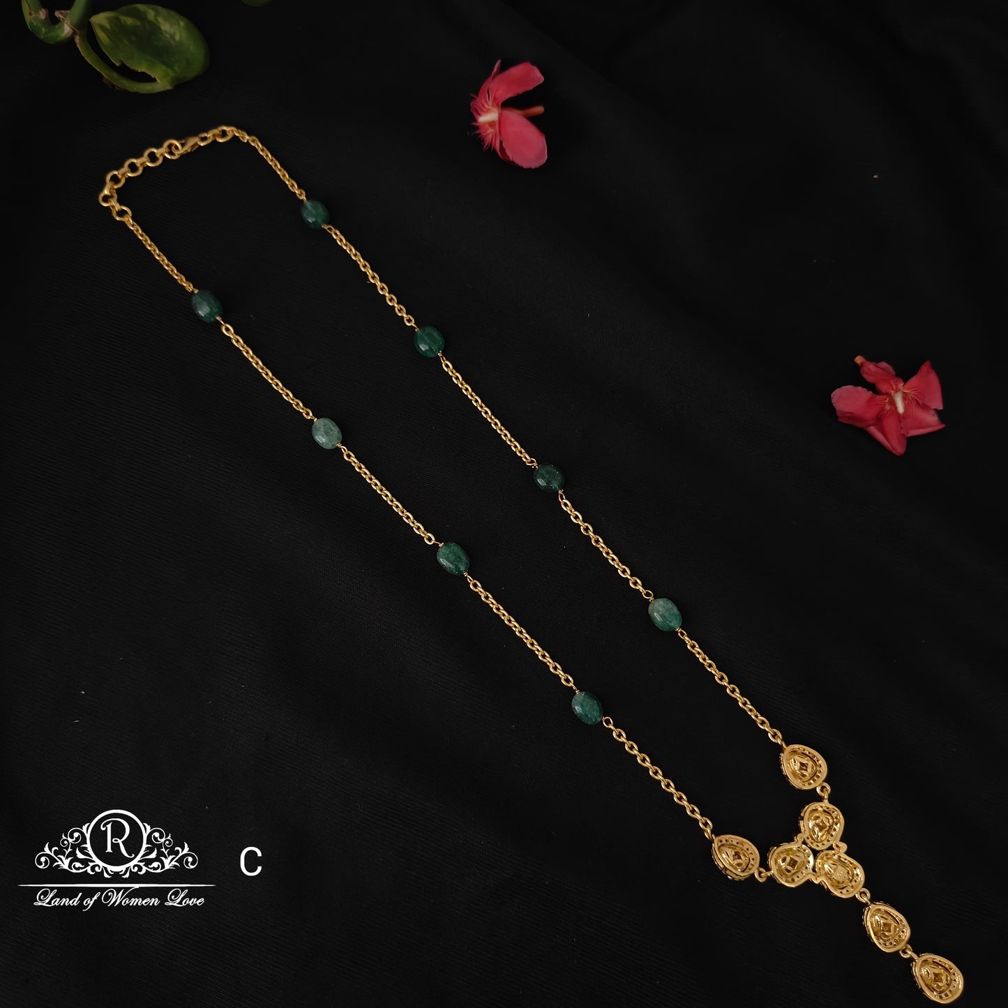 92.5 silver simple and Cute beads chain with locket-RC87-159P51