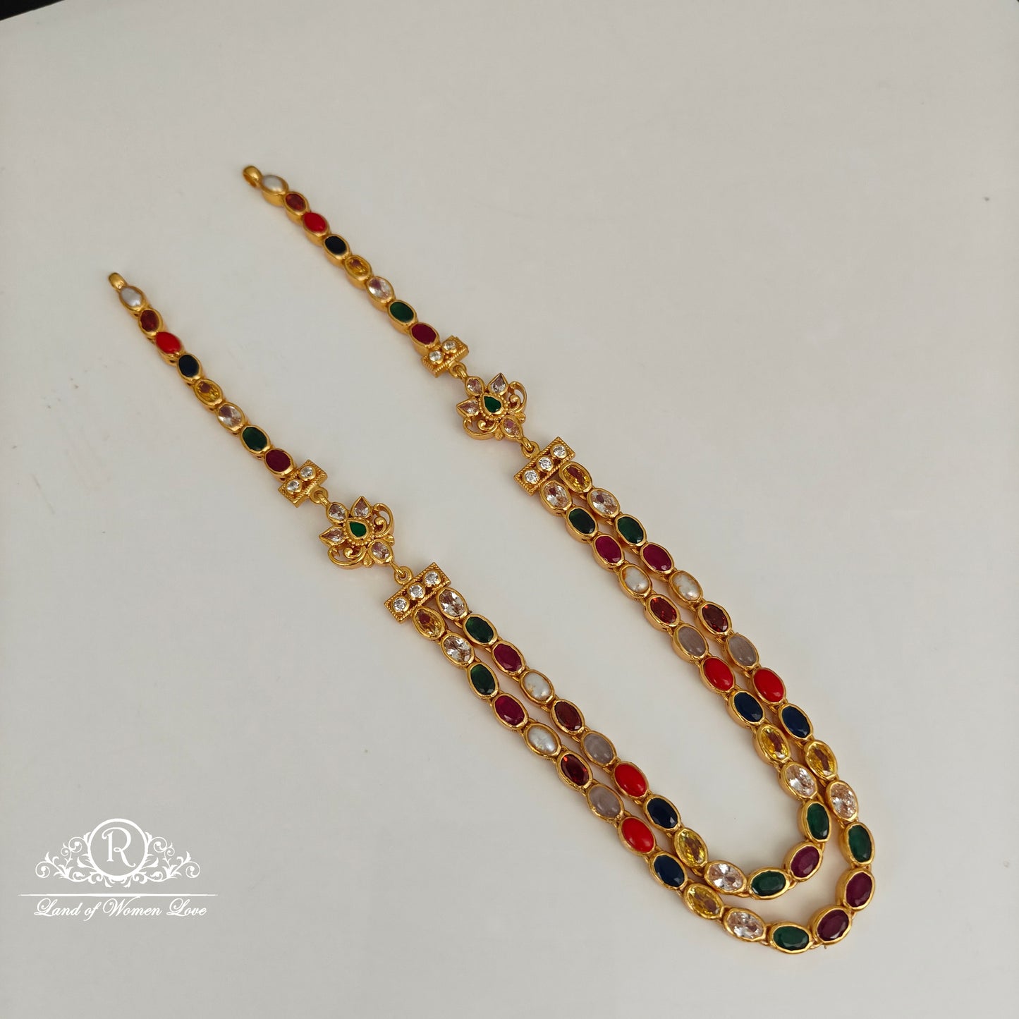 92.5 silver two side necklace set-RCL81