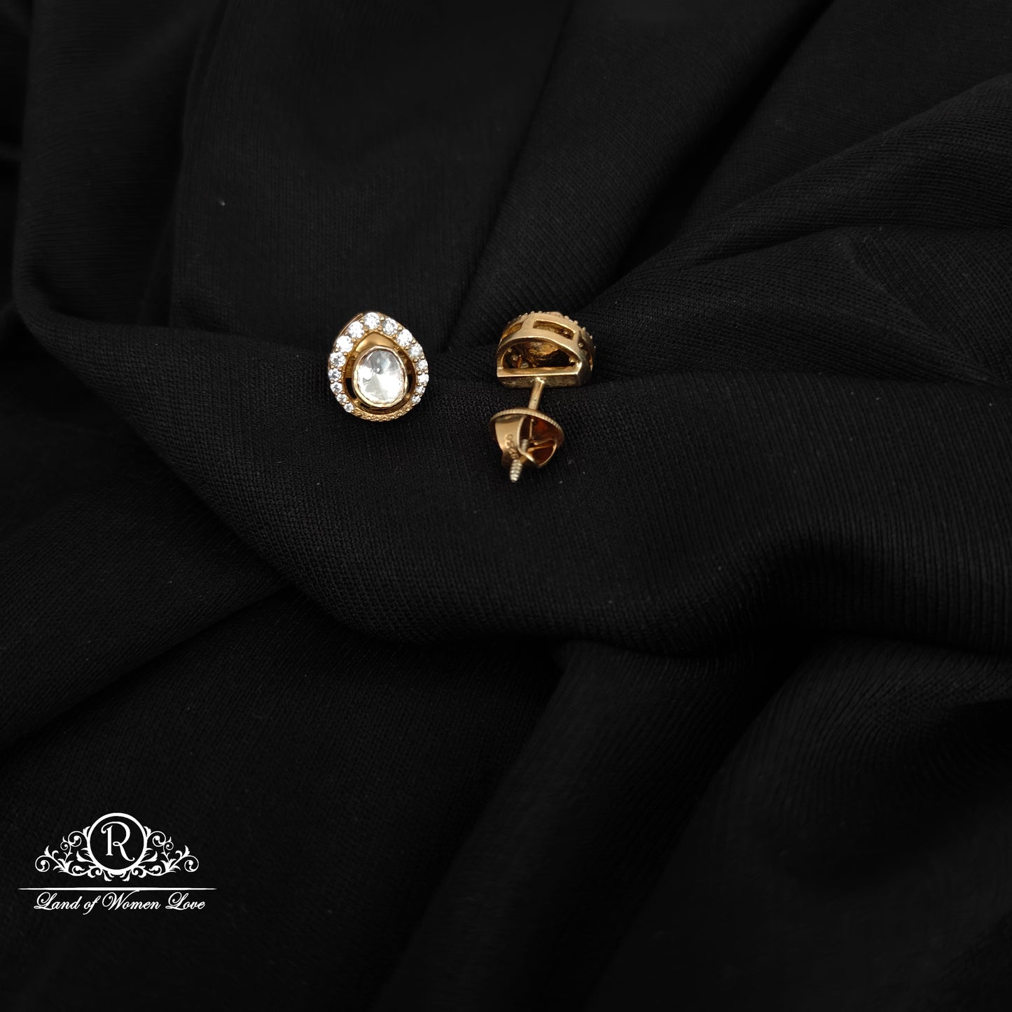 92.5-SILVER MOSSINATE EARRINGS-RCG315-1