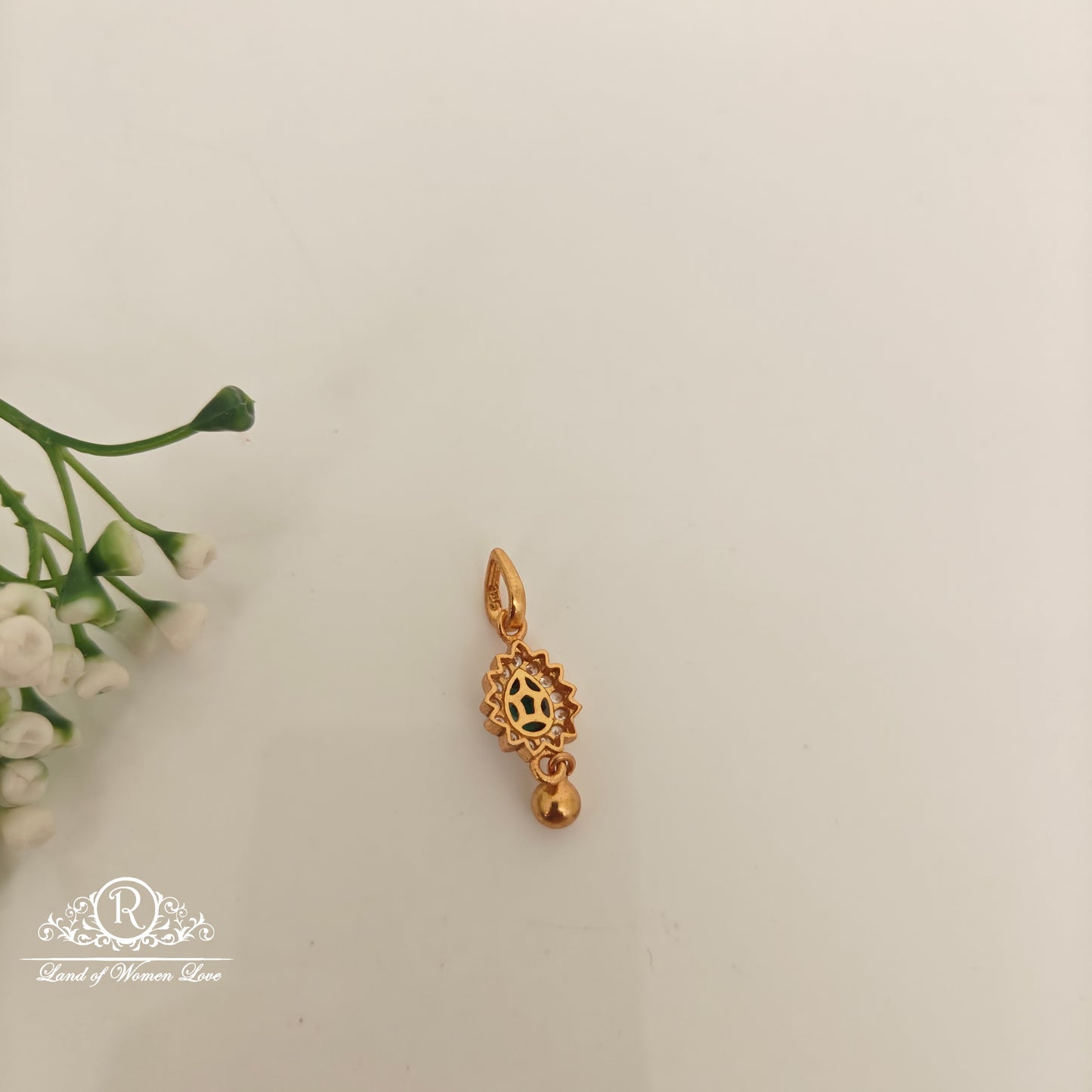 92.5 SILVER SMALL PENDANT-RCZP048