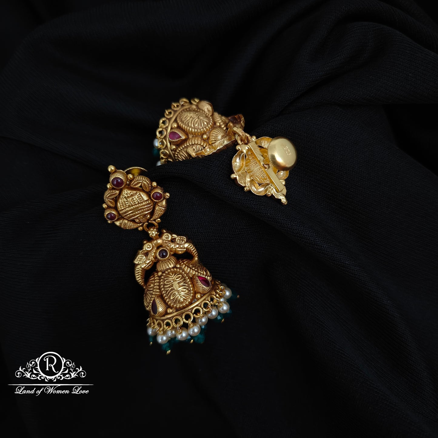 92.5 SILVER PEACOCK JUMKAS-RCP180