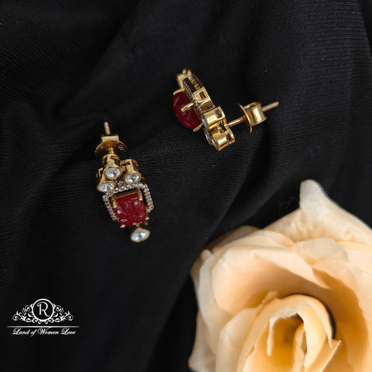 92.5 Silver Mossinate Earrings -RCMJ275