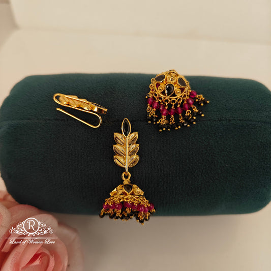92.5 Silver changeable jumkas-RCBH018