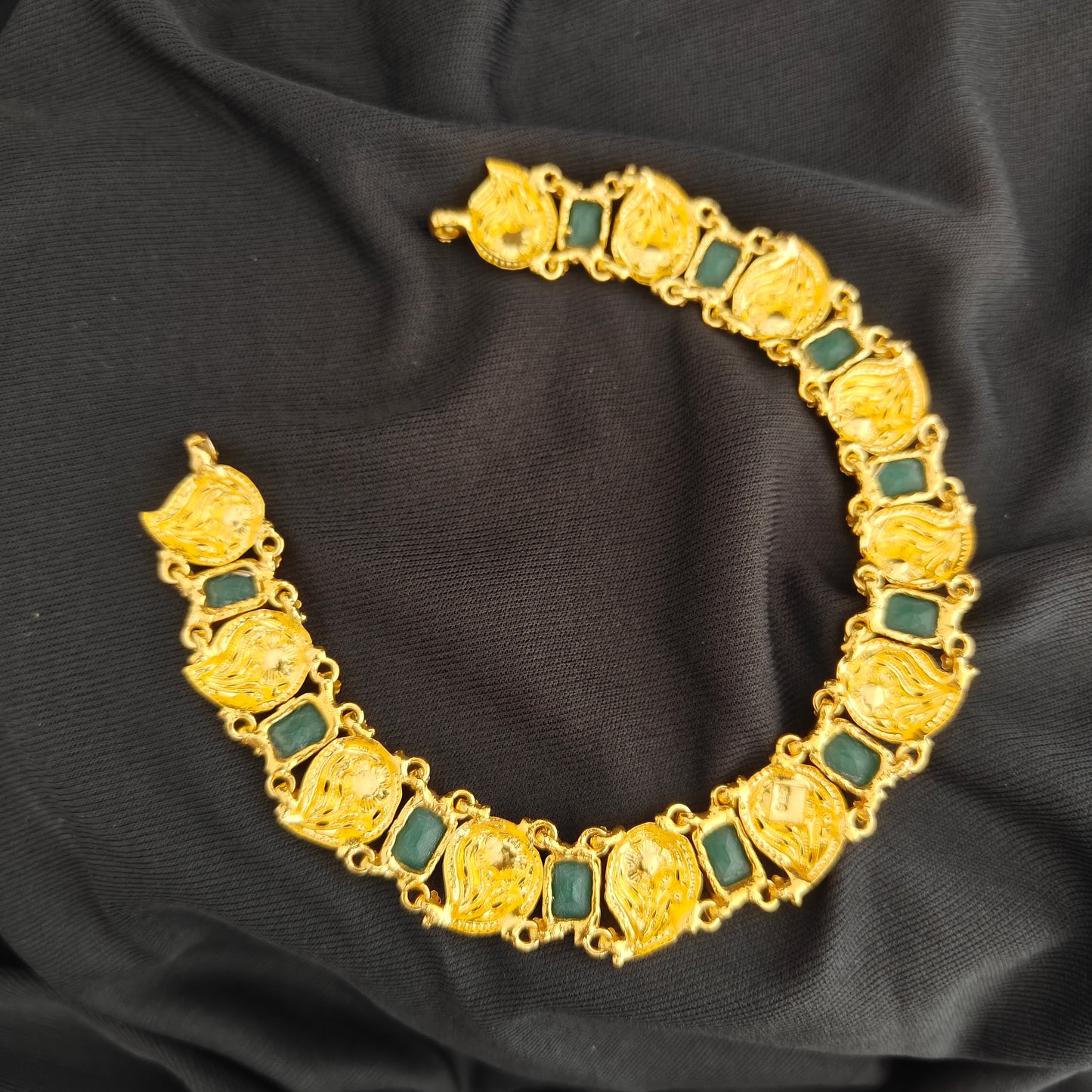 92.5 Silver with gold polish Necklace -RCH1329
