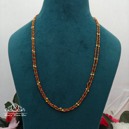 Silver coral chain-RCK172