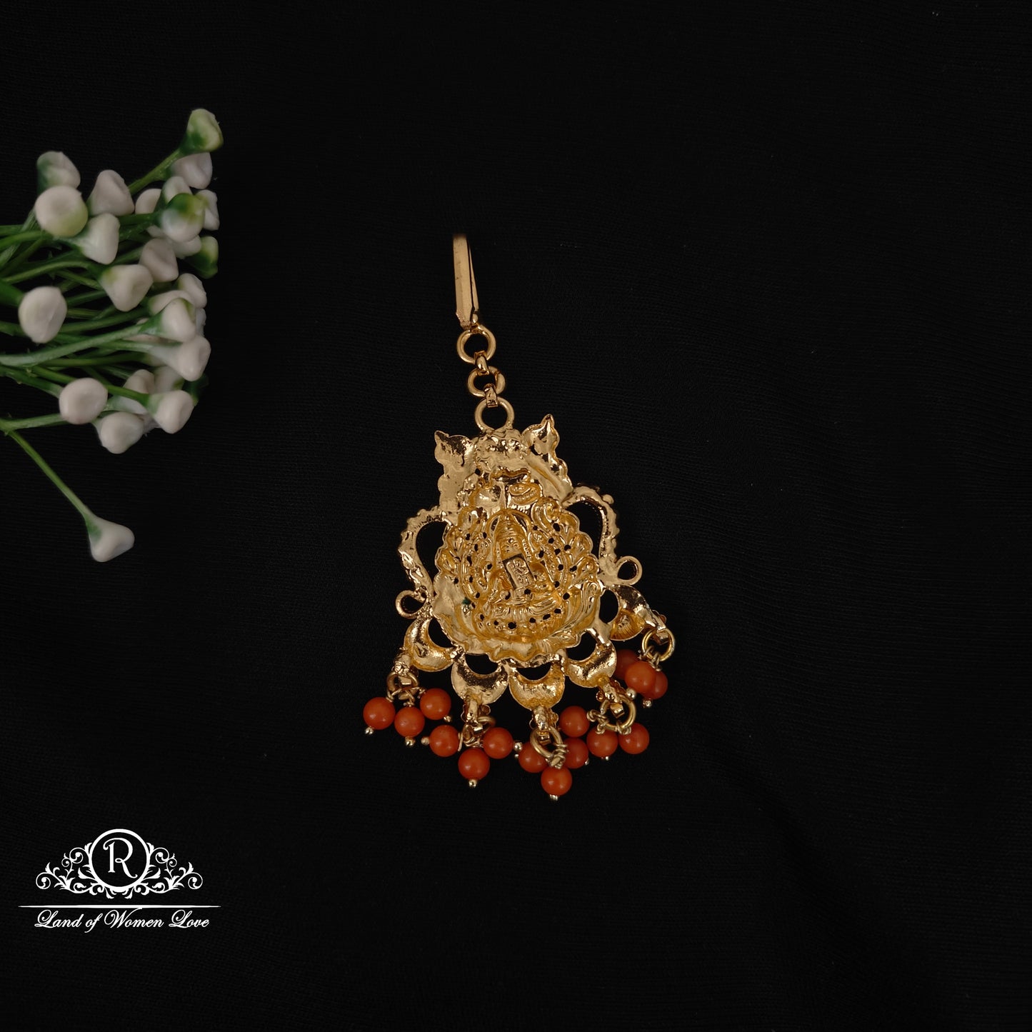 92.5 silver simple and Cute tikka - RC06M1212