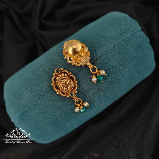 92.5-SILVER PEACOCK EARRINGS-RCM1501