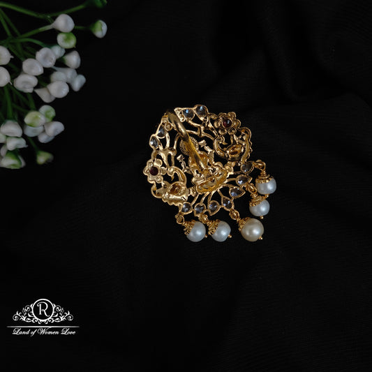 92.5 silver lakshmi devi pendant-RCBH003