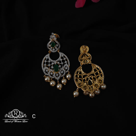 92.5 silver simple and Cute earrings-RCM091247