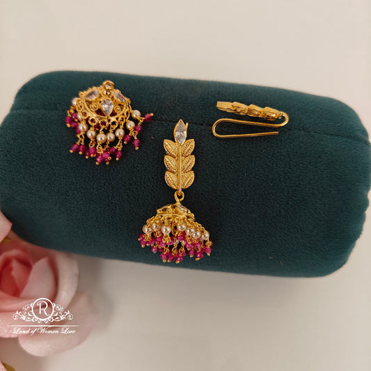 92.5 Silver changeable jumkas-RCBH027