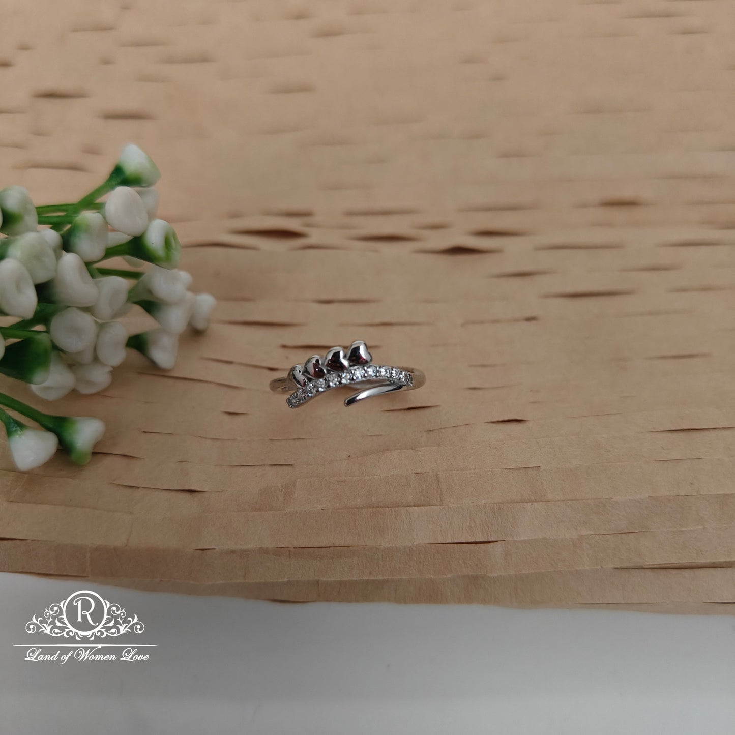 92.5 SILVER FANCY FINGER RING -RCG336