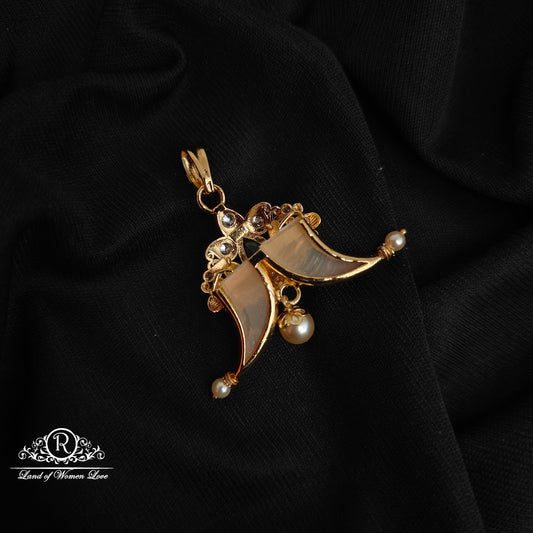 92.5 silver premium narasimha swamy puligoru pendant-RCHD009