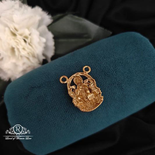 92.5-SILVER LAKSHMI DEVI MALA LOCKET -RCM1515