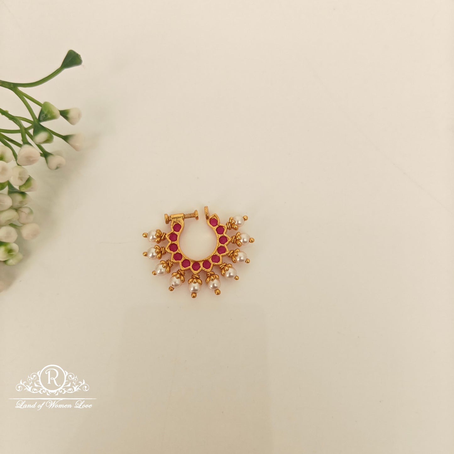 92.5 SILVER NOSE PIN -RCZP046