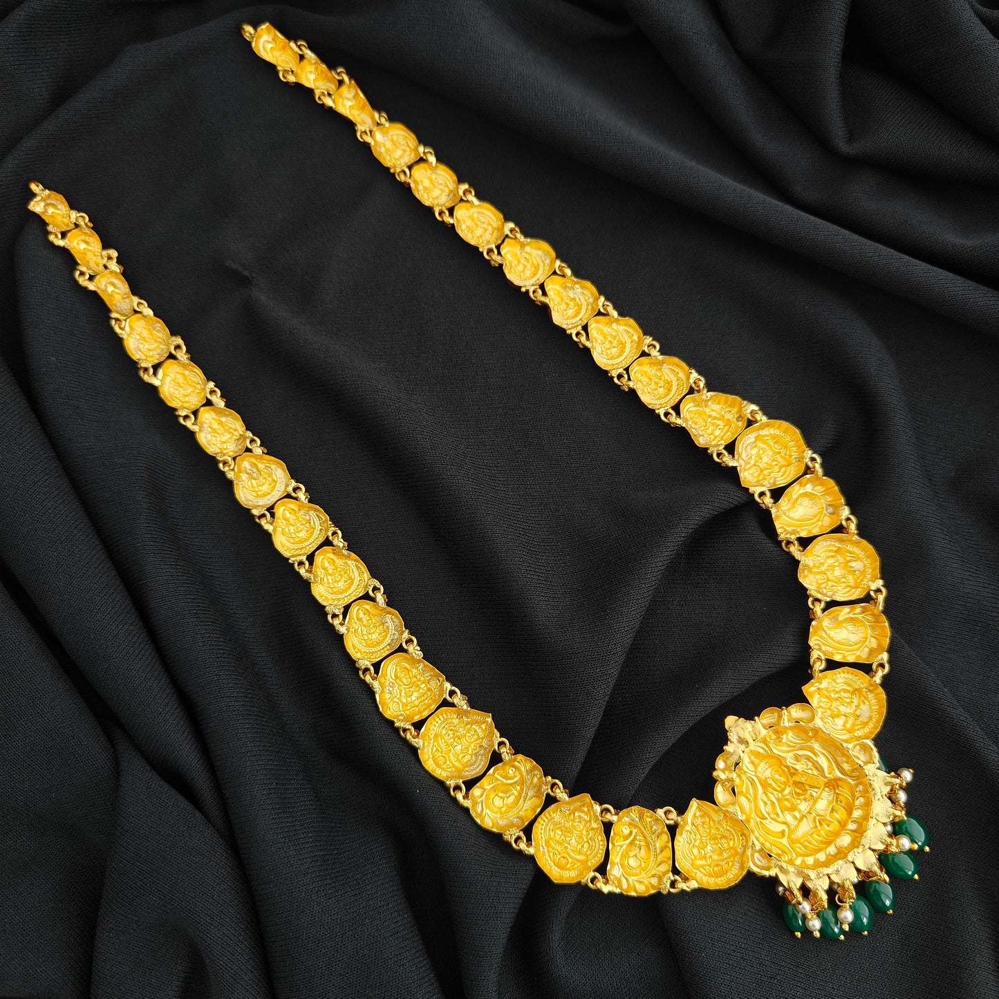 92.5 Silver lakshmi devi Haram design-RCV329