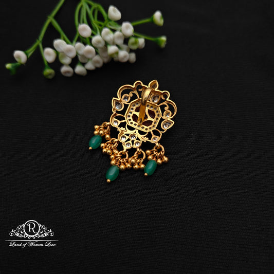 92.5 Silver Stone Pendant-RCCP483