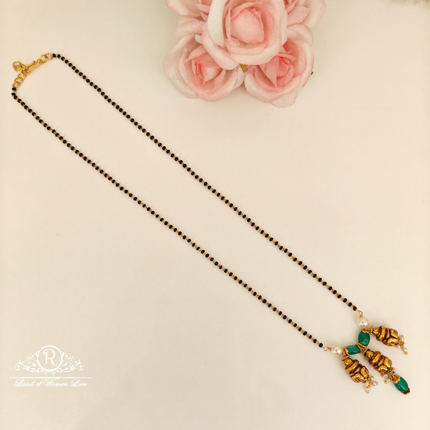 92.5 SILVER BLACK BEADS -RCH1167