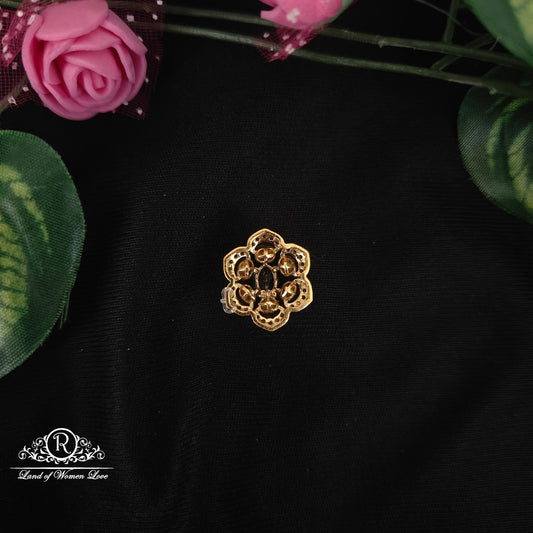 92.5-SILVER MOISSANITE SIDE LOCKET-RCMJ189