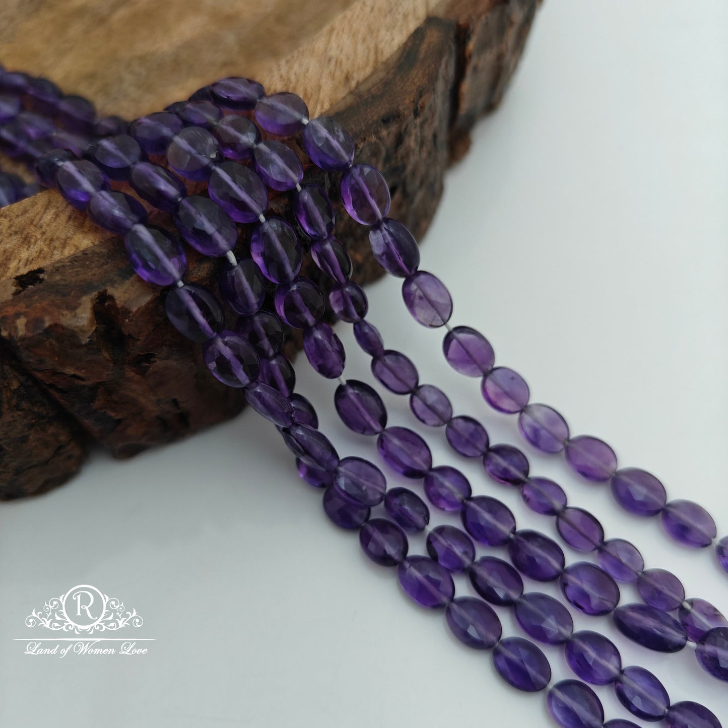 Amethist manyia purple beads -RCJM238