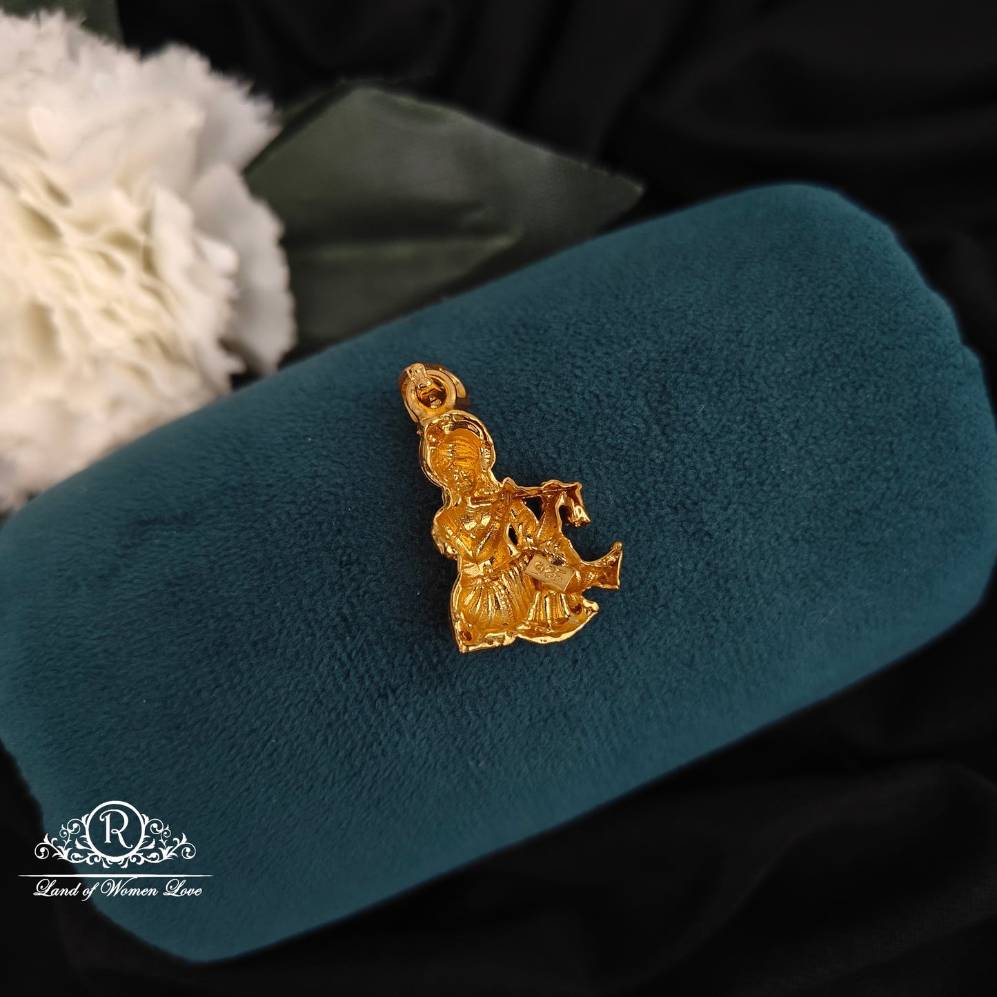 92.5-SILVER LORD KRISHNA LOCKET -RCM1522