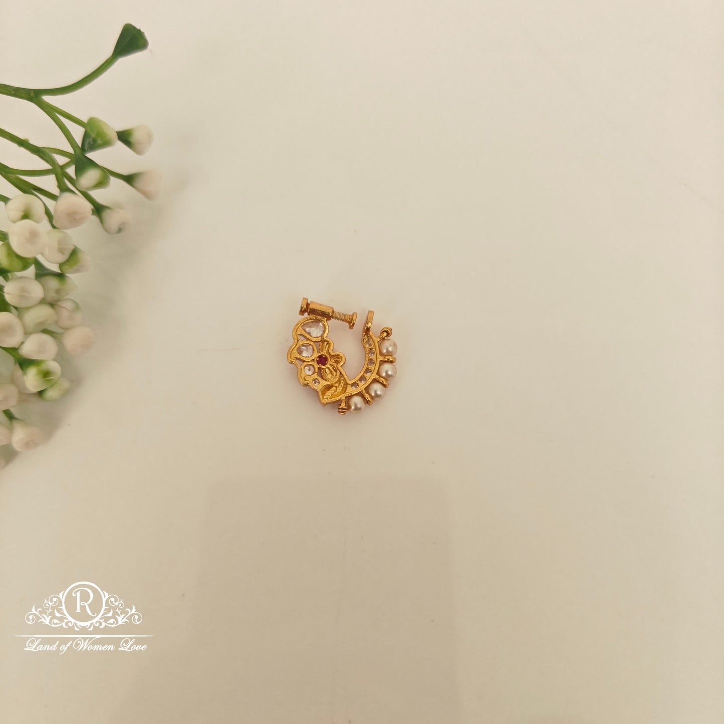 92.5 SILVER NOSE PIN -RCZP040