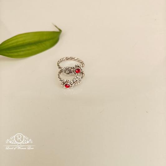 92.5 SILVER TOE RING-RCG330-2