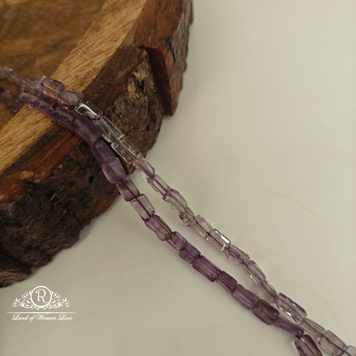 REAL AMETHYST BOX BEADS-RCJM166