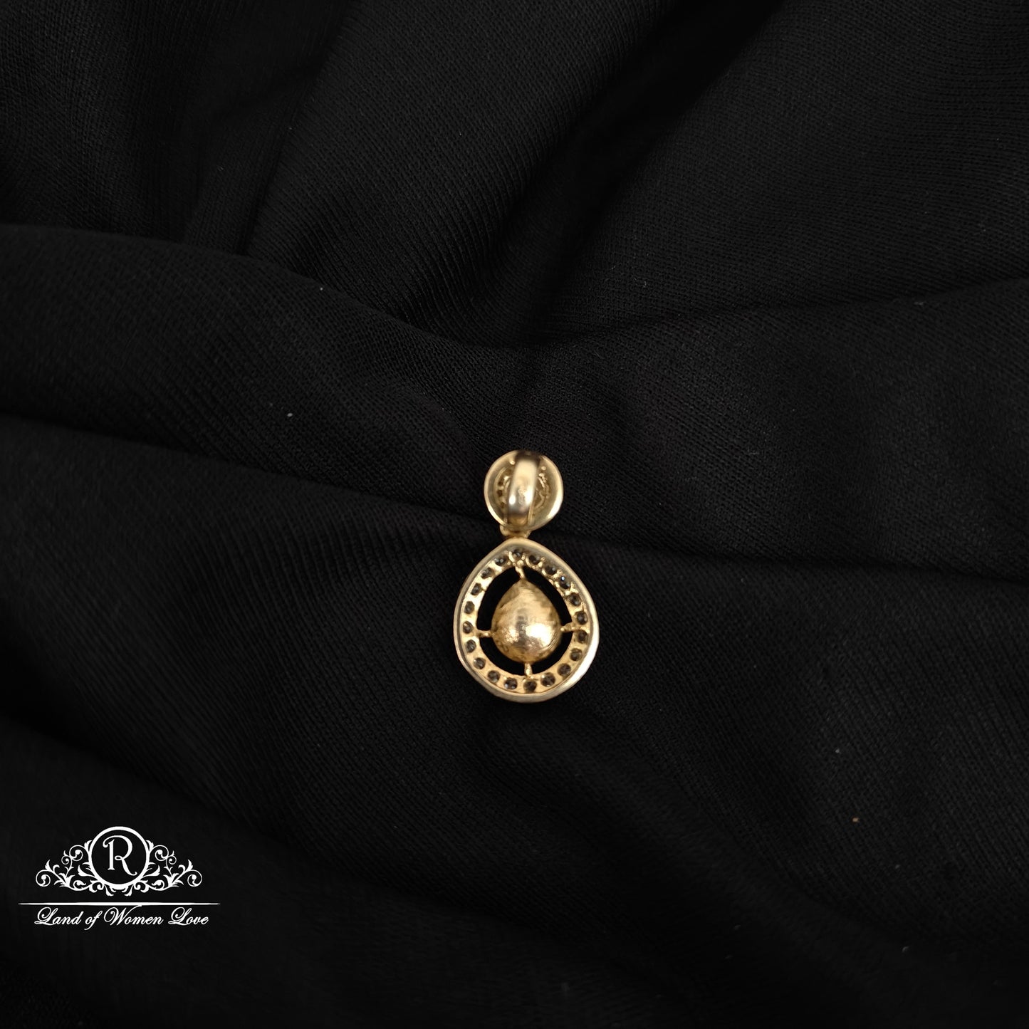 92.5-SILVER MOSSINATE PENDANT-RCG315