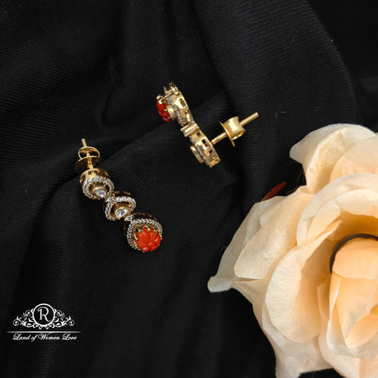 92.5 Silver Mossinate Earrings -RCMJ270