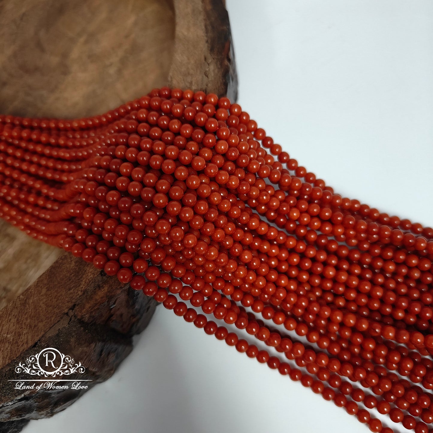 ROUND CORAL BEADS-RCMR14