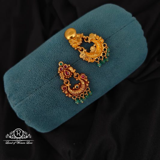 92.5 SILVER CHANDBALI EARRINGS-RCJR1045