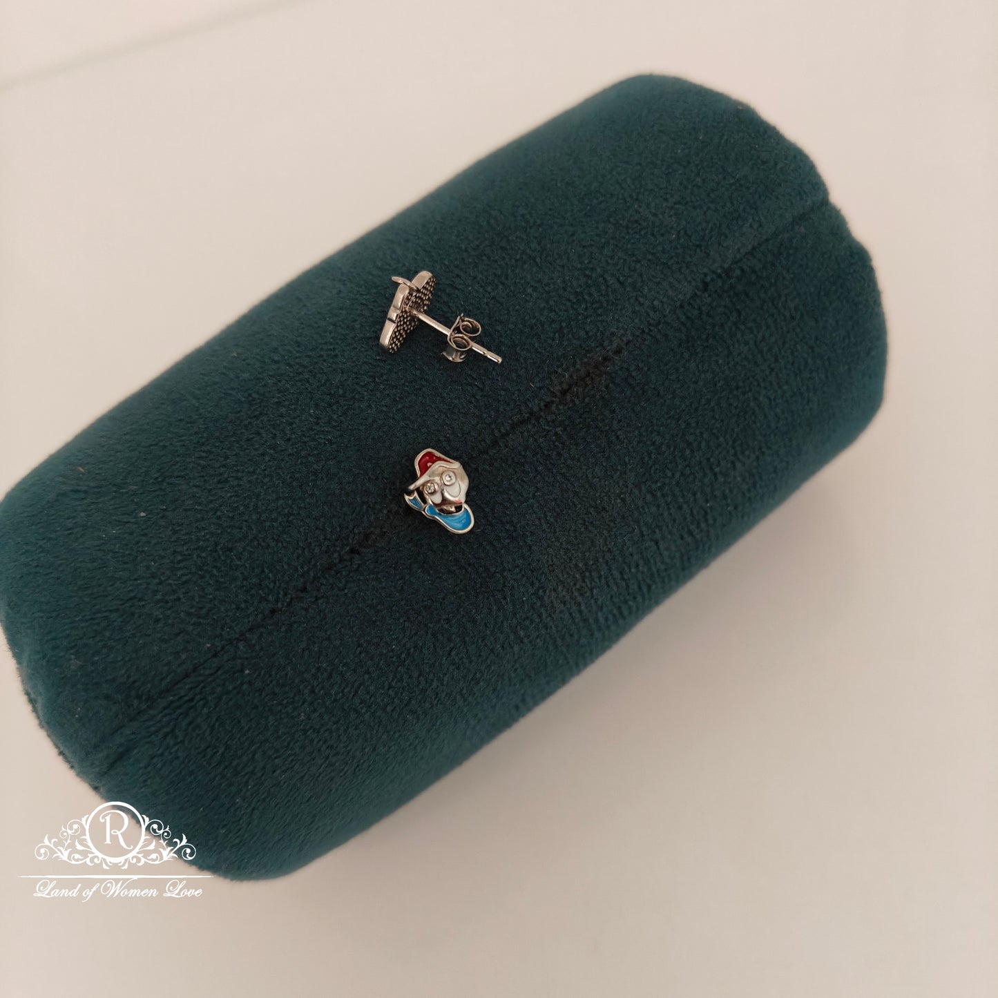 92.5 silver kids earrings-RCH1230